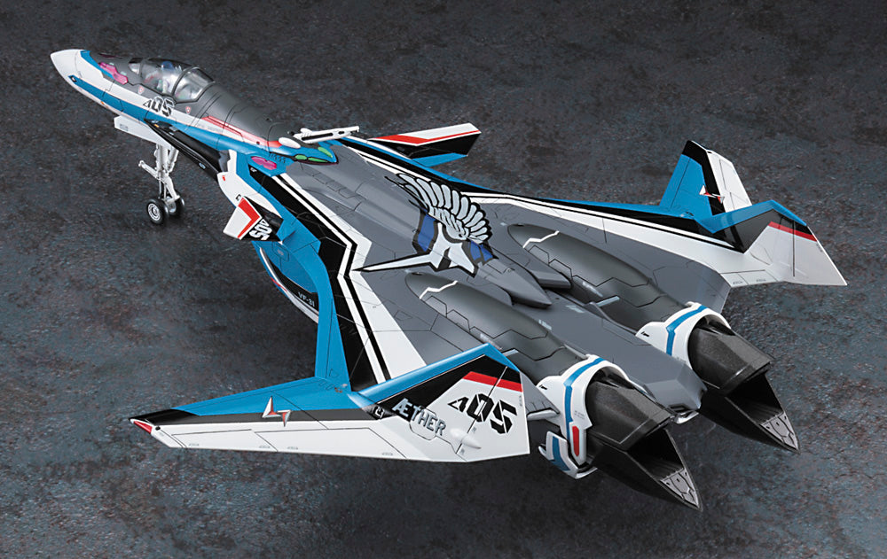 Hasegawa 1/72 超時空要塞DELTA 凱·齊格弗裡德「疾風特務」 組裝模型