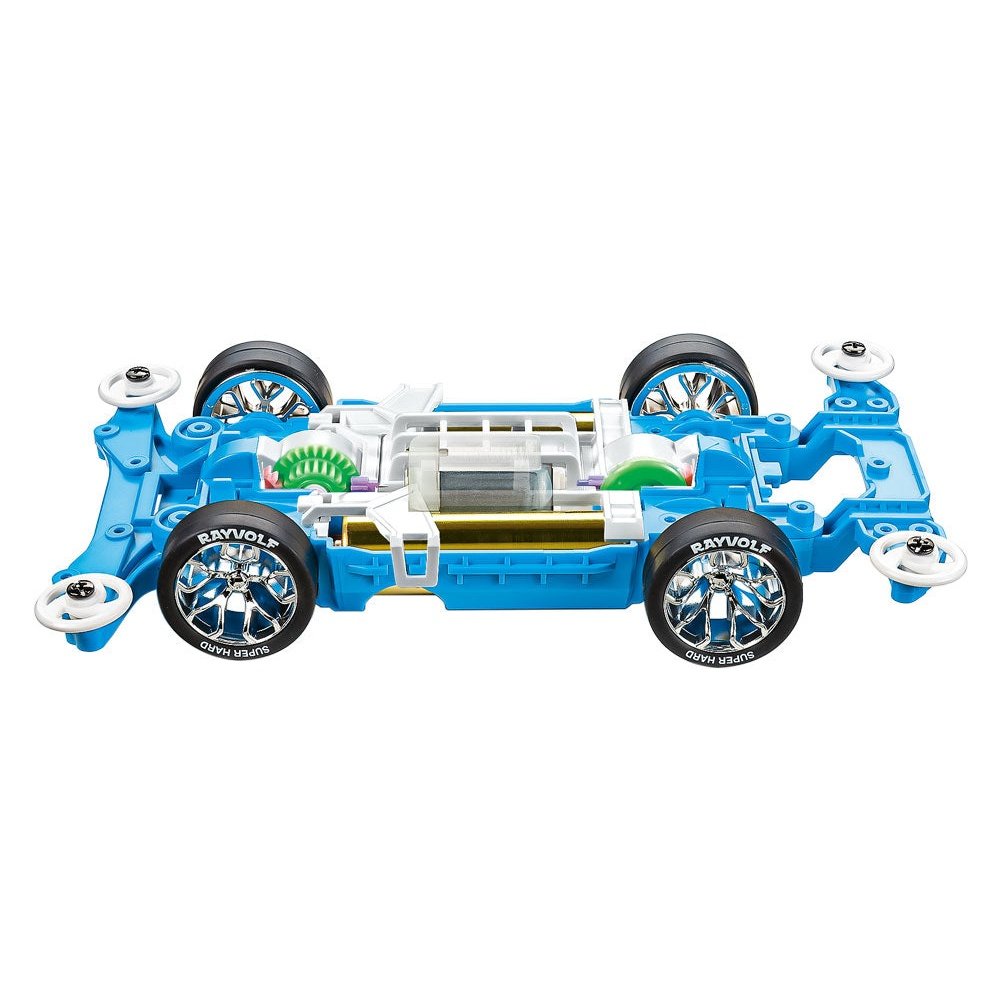Tamiya Mini 4WD 95572 Rayvolf 聚合物車身 淺藍色 組裝模型