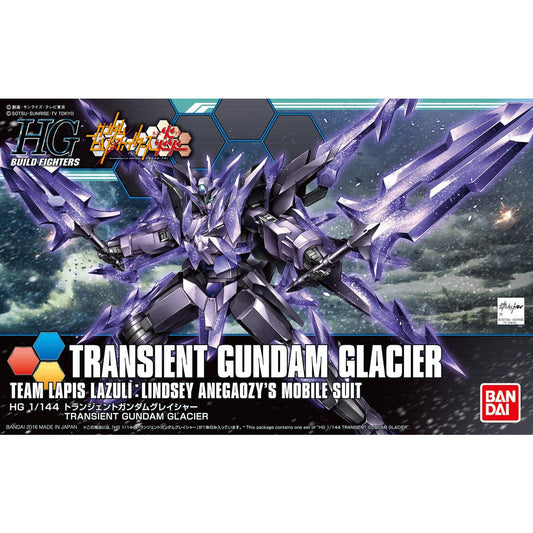 Bandai 1/144 HGBF 050 Transient Gundam Glacier Plastic Model Kit