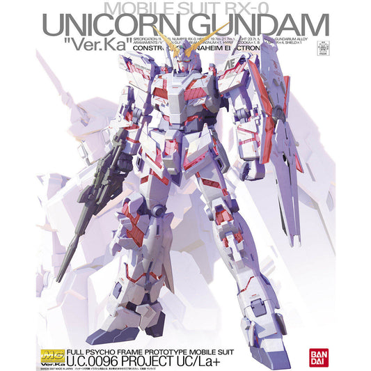 Bandai 1/100 MG RX-0 Unicorn Gundam "Ver. Ka" Plastic Model Kit