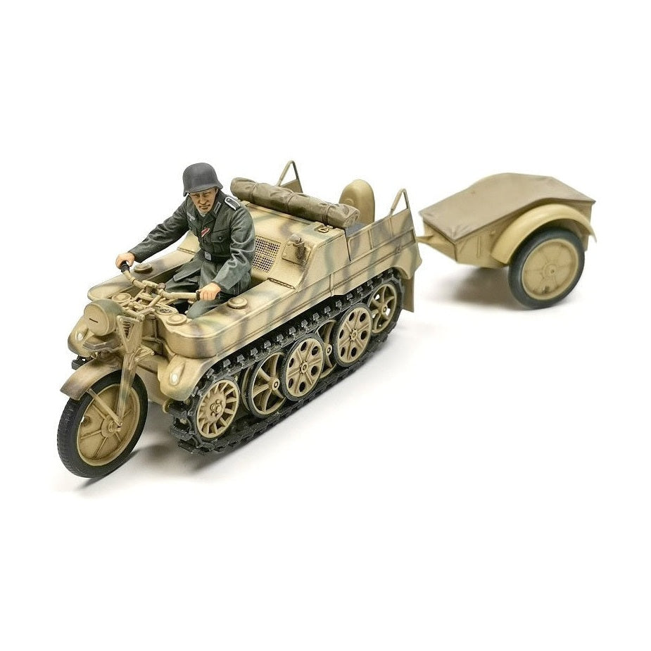 Tamiya 1/35 MM 35377 德國Sd.Kfz.2中期型履帶式摩托車 組裝模型
