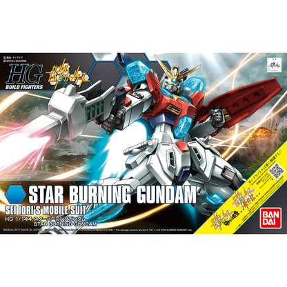 Bandai 1/144 HGBF 058 Star Burning Gundam Plastic Model Kit