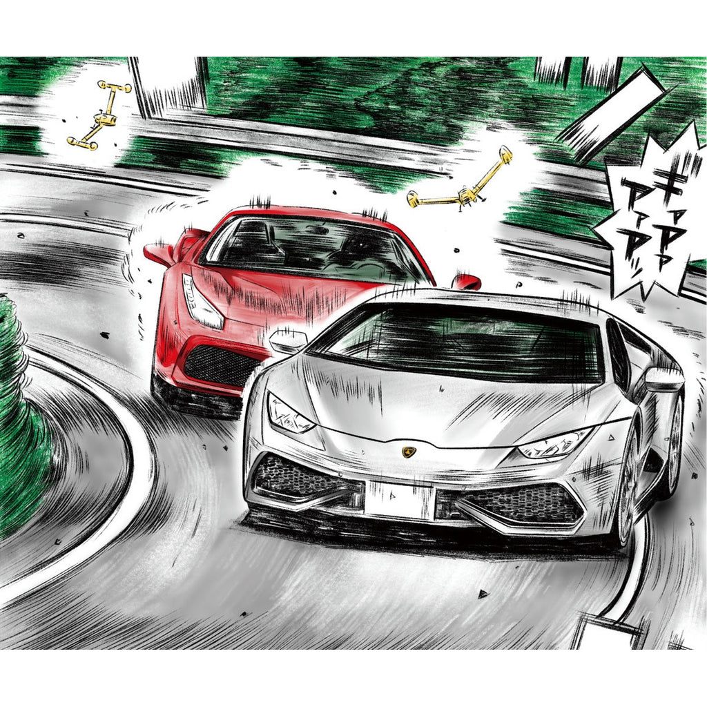 精選預訂-2025年10月20日 截訂- Aoshima 《MF GHOST 極速狂野》 系列1/24 大石 代吾 藍寶堅尼 Huracán LP610-4 (改裝版)