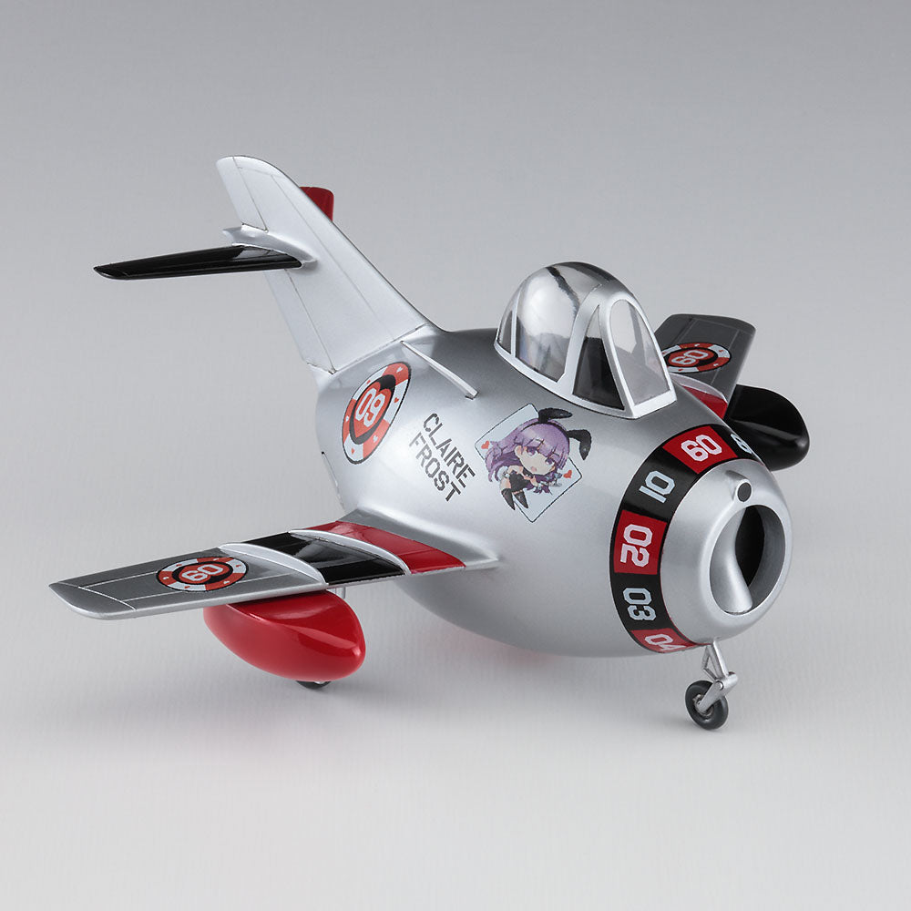 Hasegawa 1/20 Figure & Egg Plane 克萊爾.弗斯特兎女郎與米格MIG-15戰鬥機 組裝模型