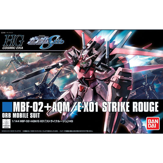 Bandai 1/144 HGUC 176 MBF-02 + AQM / E-X01 Strike Rouge Plastic Model Kit