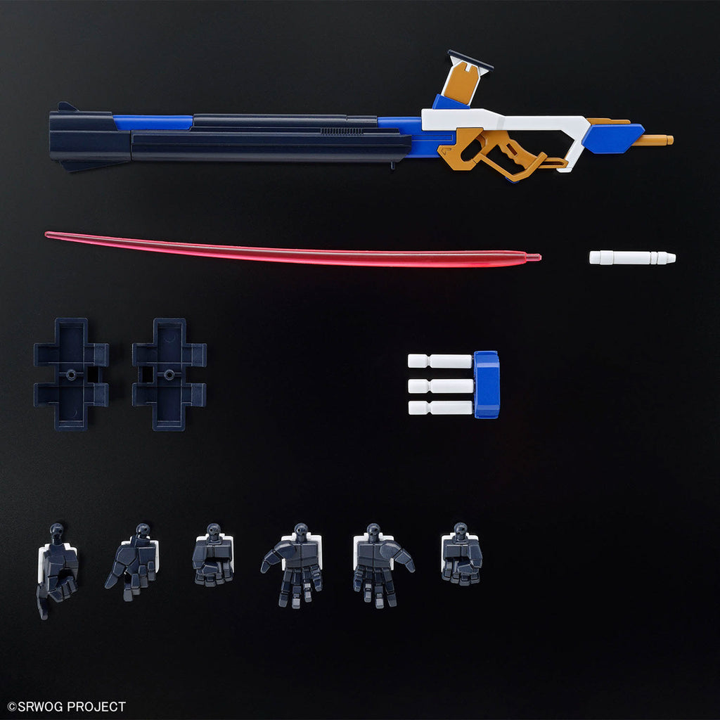 Bandai HG 超級機械人大戰OG 白騎士 拜斯里塔 組裝模型