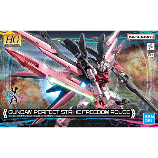 Bandai 1/144 HG-GBMeta 08 Gundam Perfect Strike Freedom Rouge Plastic Model Kit