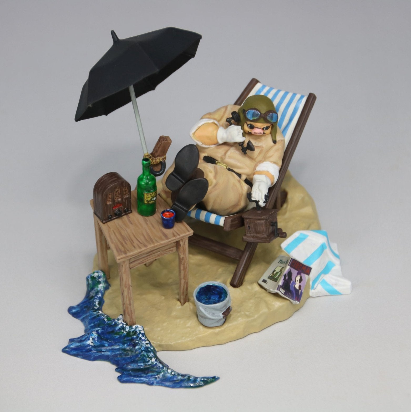 Fine Mold 飛天紅豬俠 Porco Rosso at the Hideout 組裝模型 - TwinnerModel