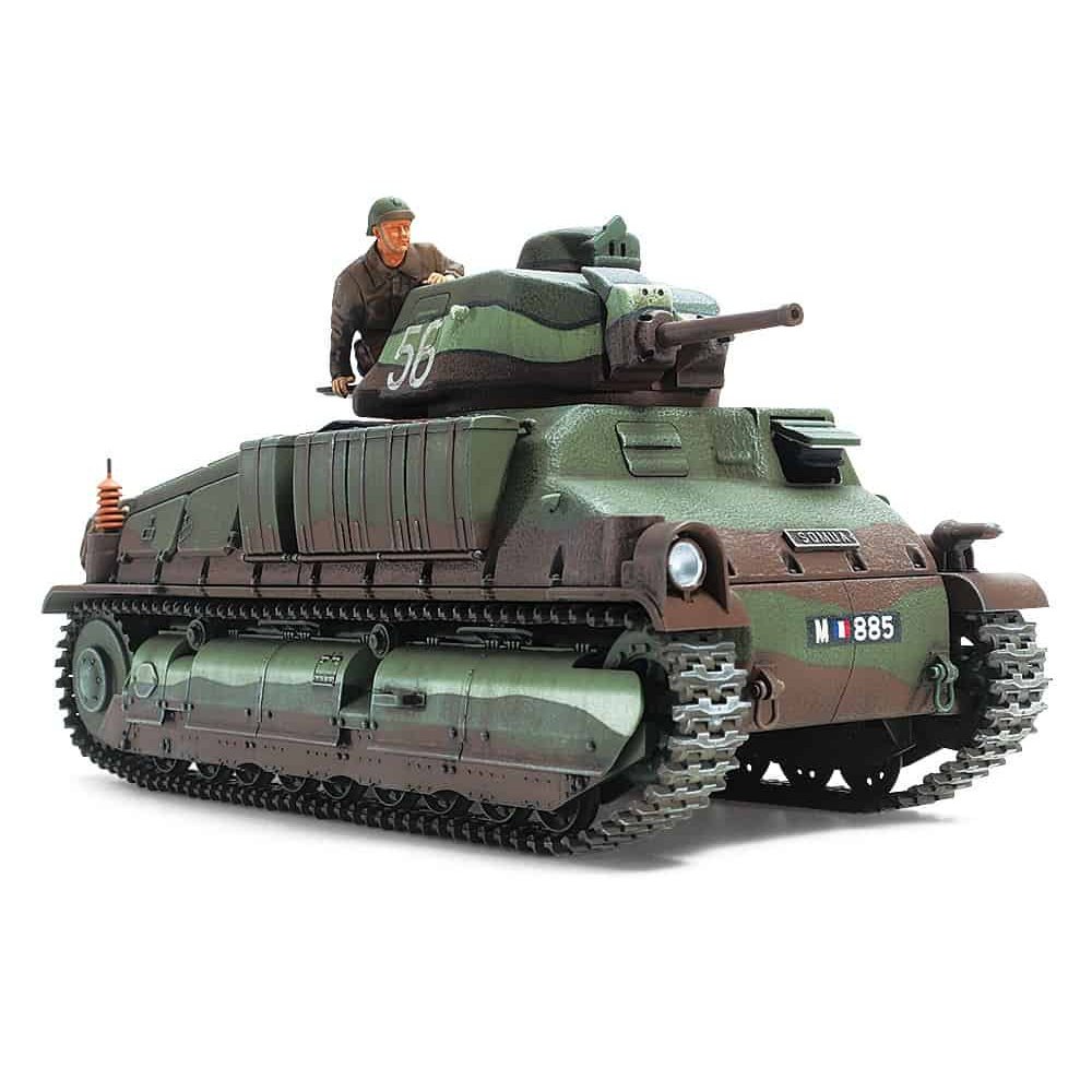 Tamiya 1/35 MM 35344 French Medium Tank Somua S35 Plastic Model Kit