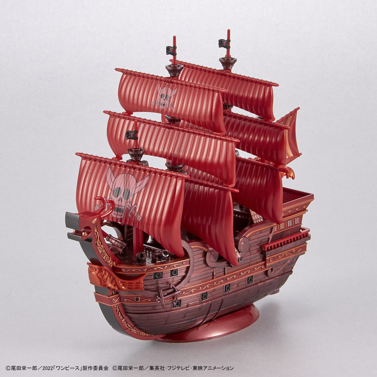 Bandai ONE PIECE Grand Ship Collection Red Force FILM RED Commemorative Color Ver. Plastic Model Kit