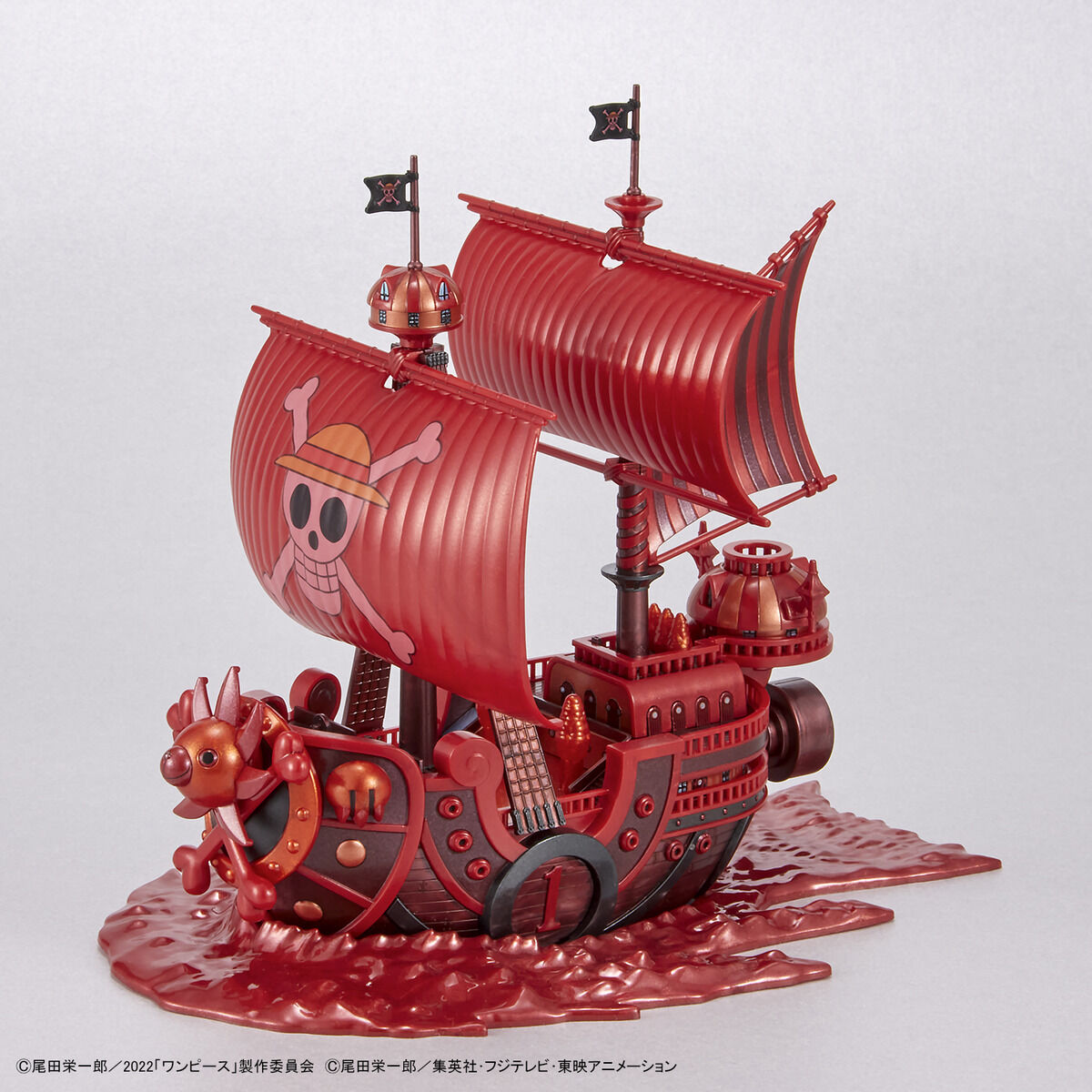 Bandai ONE PIECE Grand Ship Collection Thousand Sunny [ Commemorative Color Ver.] Film Red Plastic Model Kit