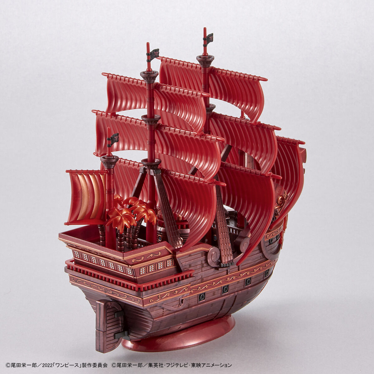 Bandai ONE PIECE Grand Ship Collection Red Force FILM RED Commemorative Color Ver. Plastic Model Kit