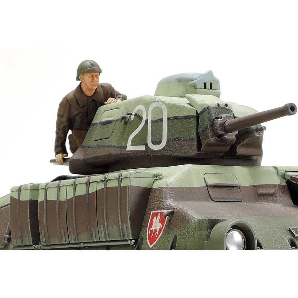 Tamiya 1/35 MM 35344 French Medium Tank Somua S35 Plastic Model Kit