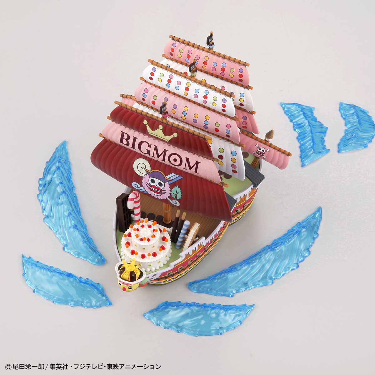 Bandai ONE PIECE Grand Ship Collection 013 Queen-Mama-Chanter Plastic Model Kit