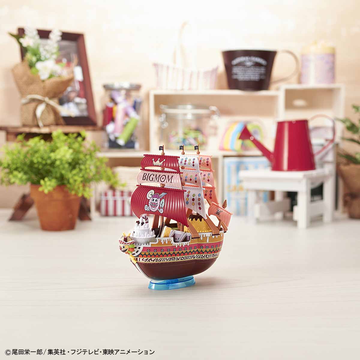 Bandai ONE PIECE Grand Ship Collection 013 Queen-Mama-Chanter Plastic Model Kit