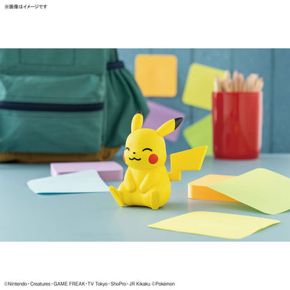 Bandai Pokemon Plamo Quick!! 016 Pikachu (Sitting Pose) Plastic Model Kit