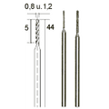 PROXXON 28255 Diamond Micro twist drills each one 0.8 + 1.2 mm