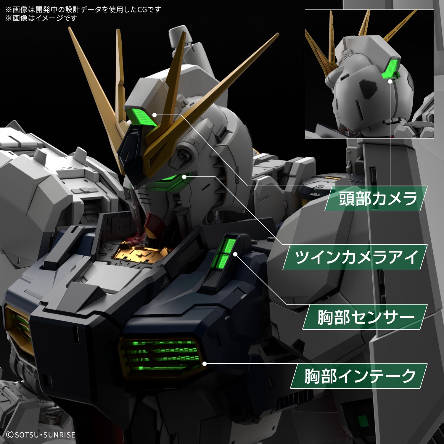 Bandai 1/60 PG Unleashed Nu高達 專用 LED 組件 組裝模型