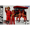 Fujimi 1/20 Garage & Tools 25 F-1 GP賽道無線電通訊站工作人員套組C 組裝模型