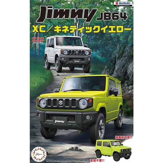 Fujimi 1/24 Car Next 17 Suzuki Jimny JB64 (XC/Kinetic Yellow) Plastic Model Kit