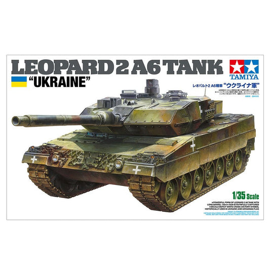 Tamiya 1/35 MM Leopard2 A6 Tank `Ukraine` 組裝模型 - TwinnerModel