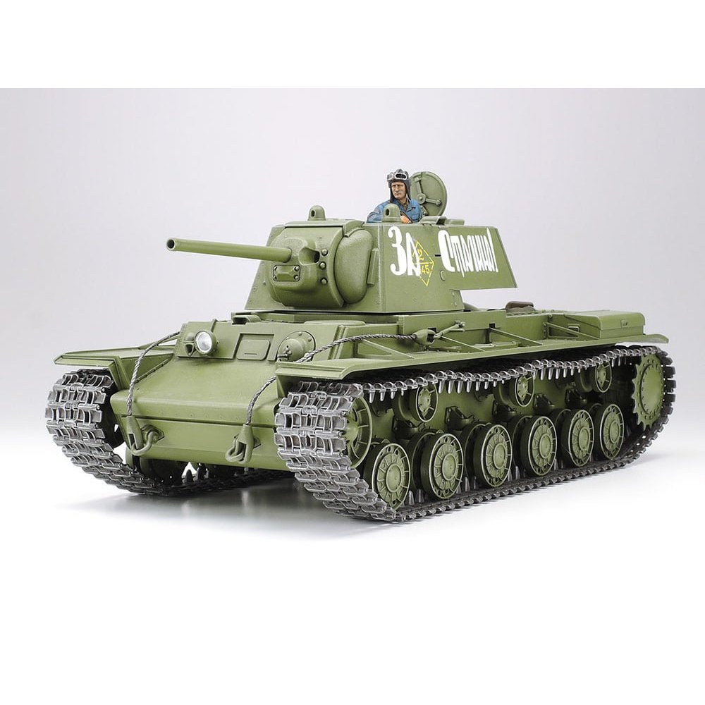 Tamiya 1/35 MM 35372 Russian Heavy Tank KV-1 Model 1941 Early Production Plastic Model Kit