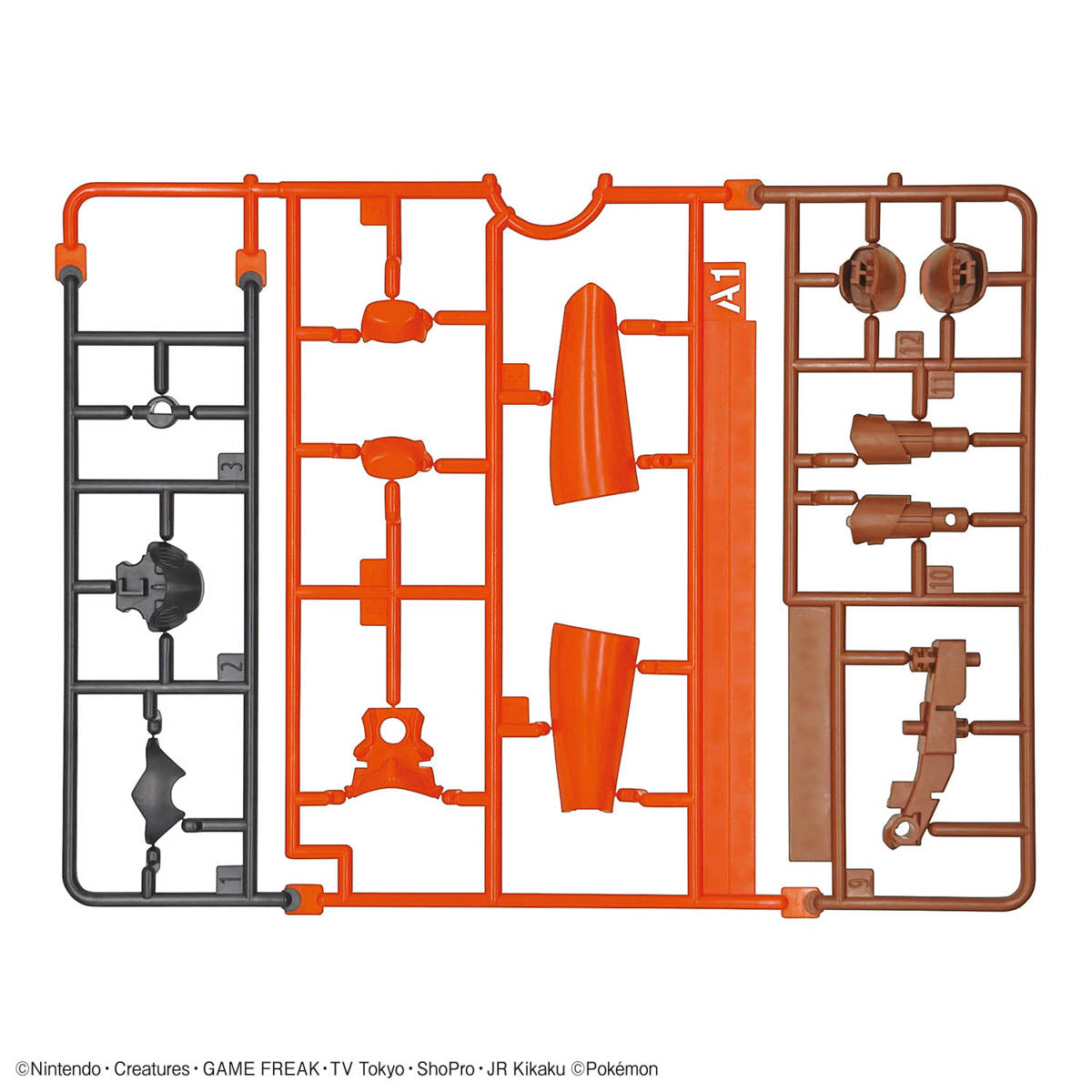 Bandai 寵物小精靈 PLAMO COLLECTION QUICK!! 058 紅蓮鎧騎 組裝模型