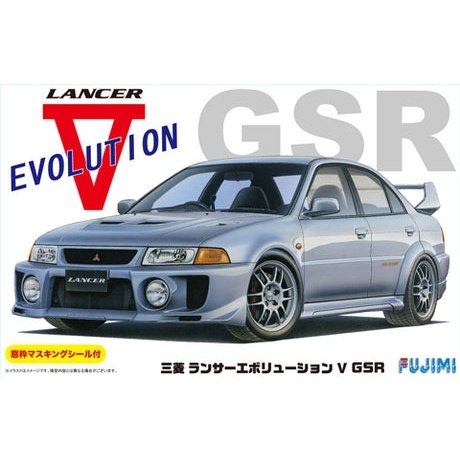 Fujimi 1/24 ID 100 Mitsubishi Lancer Evolution V GSR Plastic Model Kit ...