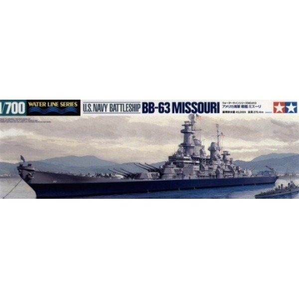 Tamiya 1/700 WL 31613 US Navy Battleship BB-63 MISSOURI Plastic Model Kit
