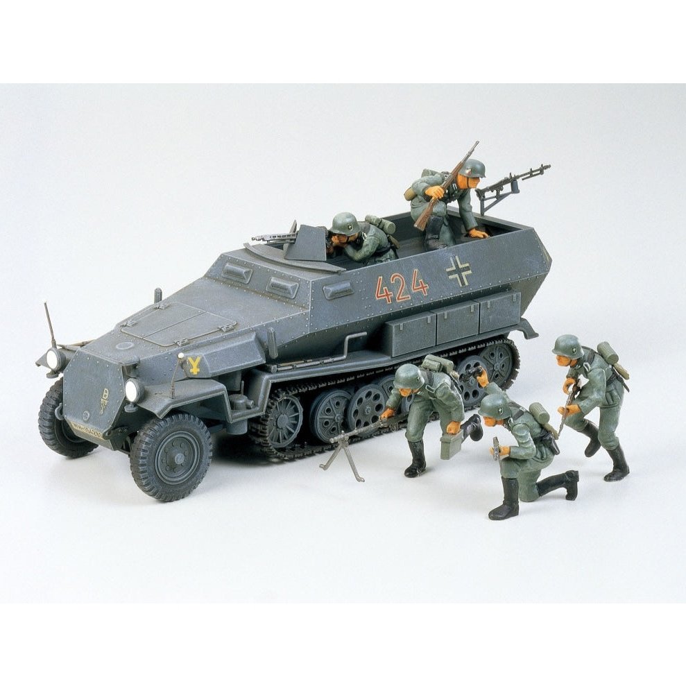 Tamiya 1/35 MM 020 德國漢諾媽格 Sd.Kfz. 251/1 裝甲半履帶車 組裝模型