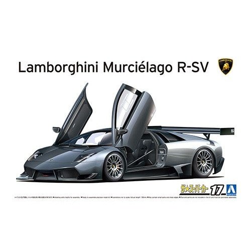 Aoshima 1/24 ZMC 017 Lamborghini Murcielago R-SV Plastic Model Kit