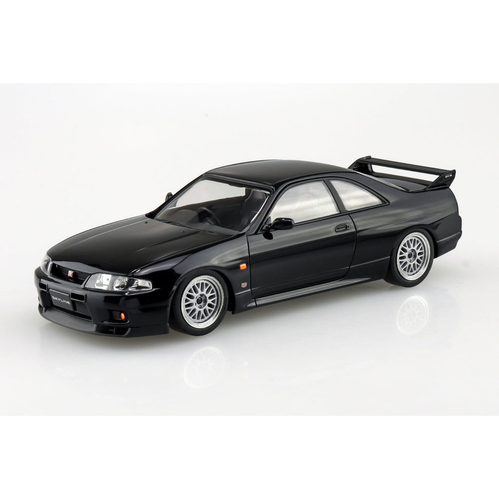 精選預訂-2025年10月20日 截訂- Aoshima SNAP KIT 系列1/32 日產 R33 Skyline GT-R 定制輪圈(黑色)