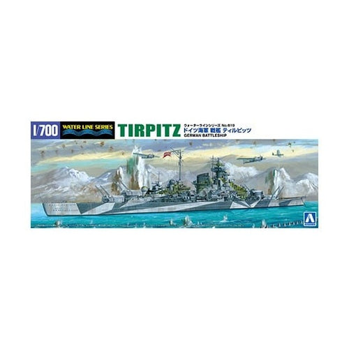 Aoshima 1/700 WL 619 德國戰艦提爾皮茨號 組裝模型