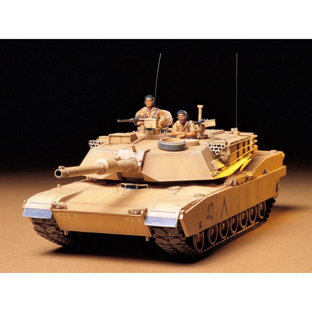 Tamiya 1/35 MM 35156 US M1A1 Abrams 120mm GUN Main Battle Tank Plastic Model Kit