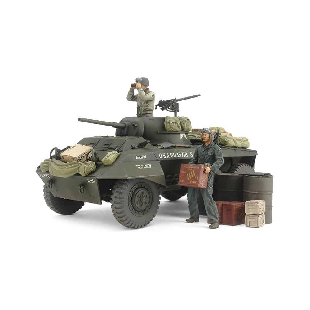 Tamiya 1/35 MM 25196 US M8 Light Armored Greyhound Combat Patrol Plastic Model Kit
