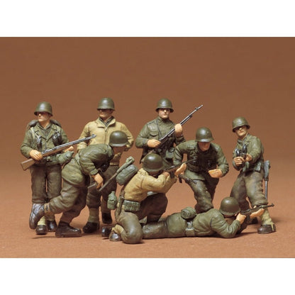 Tamiya 1/35 MM 35048 U.S. Infantry (West European Theater) Plastic Model Kit