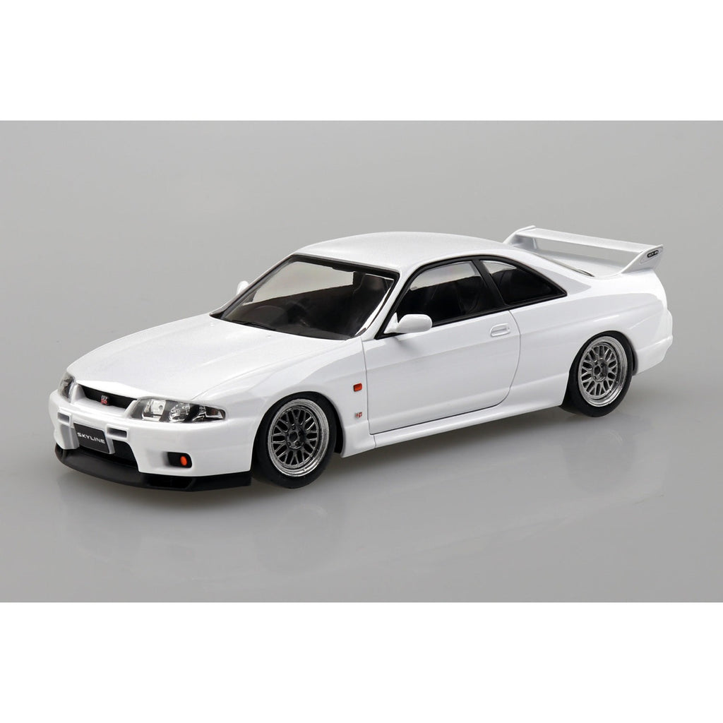 精選預訂-2025年10月20日 截訂- Aoshima SNAP KIT 系列1/32 日產 R33 Skyline GT-R 定制輪圈(白色)