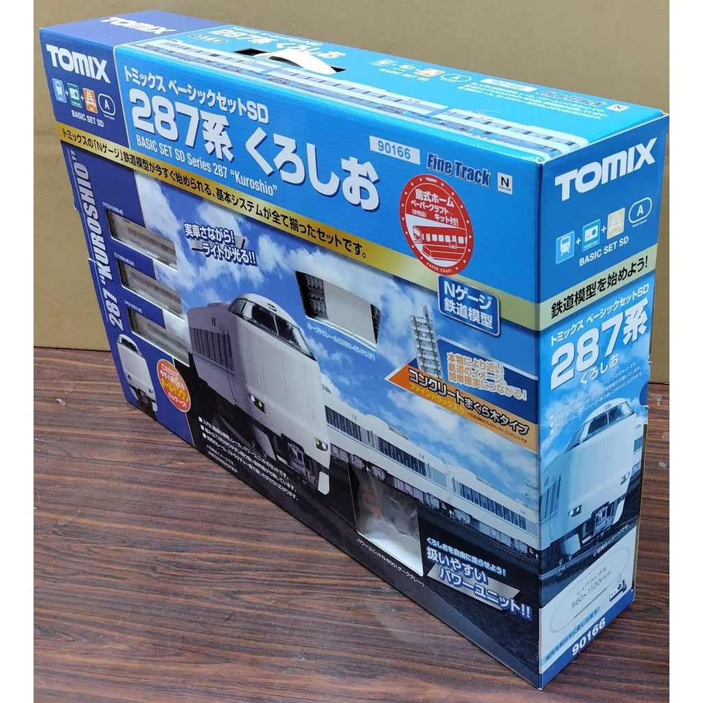 Tomix 1/150 The Set for Beginners 90166 基本套裝 SD 287 系列黑潮（3 輛編組） 組裝模型