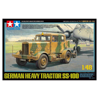 Tamiya 1/48 MM 32593 German Heavy Tractor SS-100 Plastic Model Kit