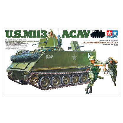 Tamiya 1/35 MM 35135 U.S.M113 ACAV Battle Wagon Plastic Model Kit