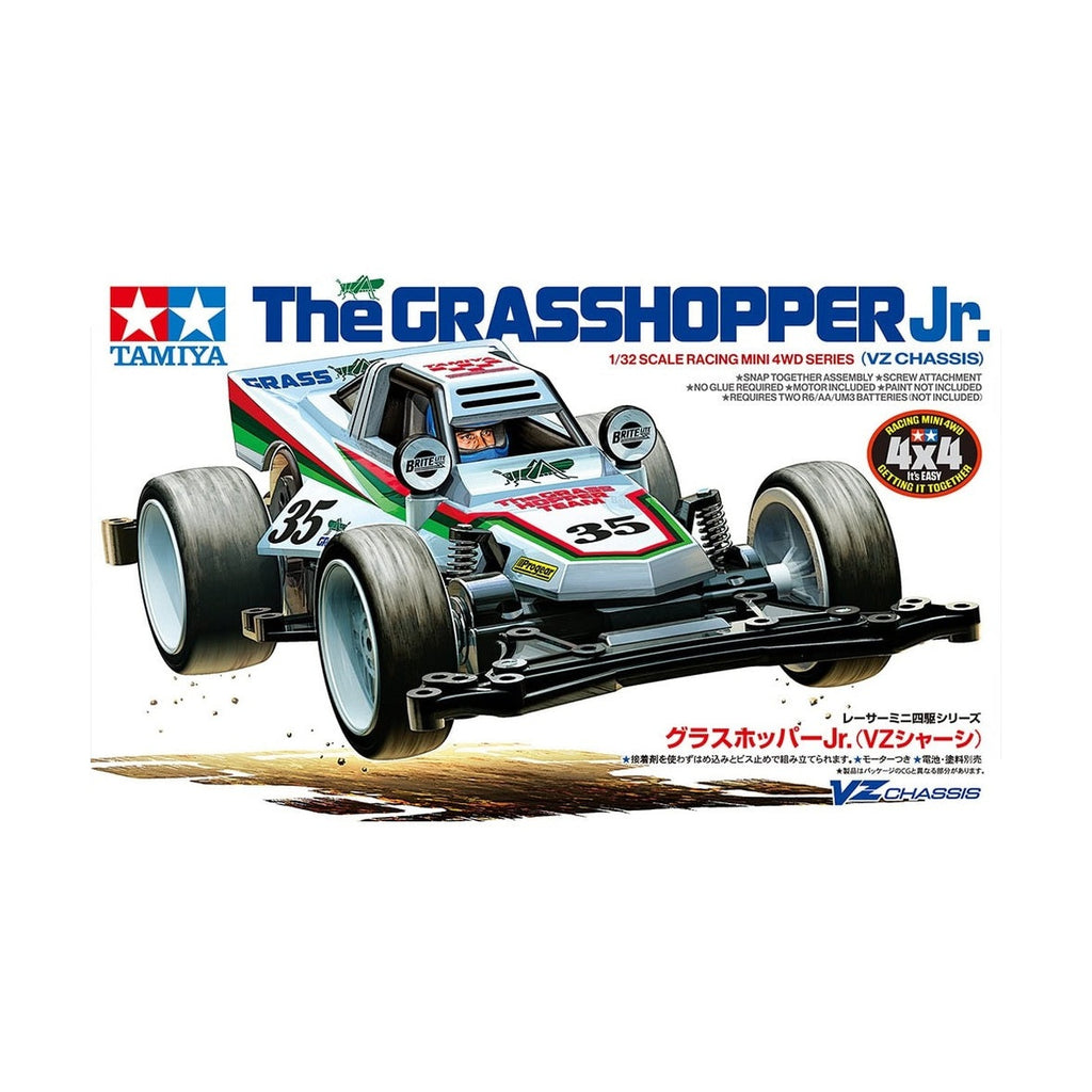 Tamiya 迷你四驅車 18105 The GRASSHOPPER Jr. (VZ 底盤) 組裝模型