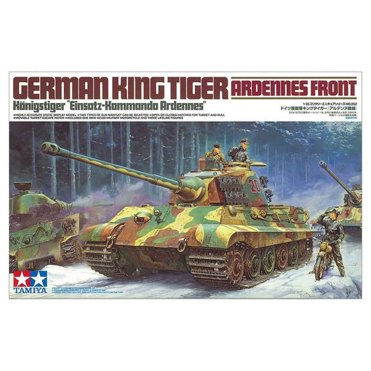 Tamiya 1/35 MM 35252 German King Tiger (Ardennes Front) Plastic Model Kit