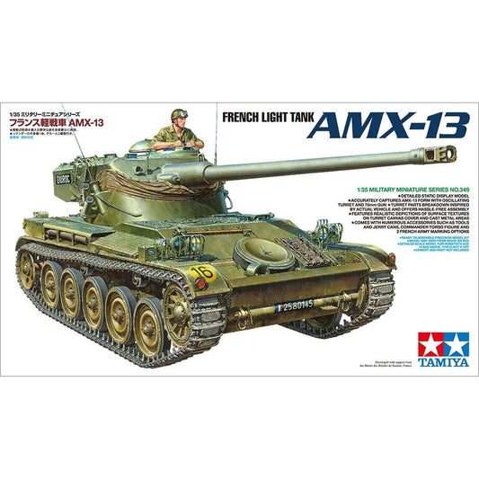 Tamiya 1/35 MM 349 France Light Tank AMX-13 Plastic Model Kit