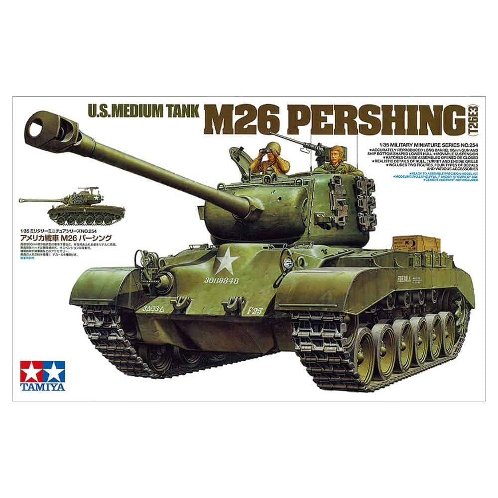 Tamiya 1/35 MM 35254 M26 Persing Plastic Model Kit