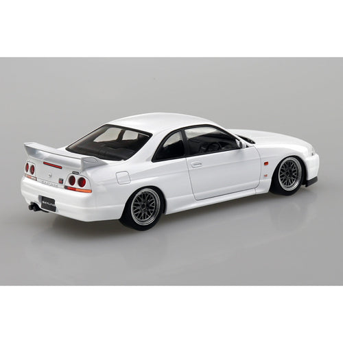精選預訂-2025年10月20日 截訂- Aoshima SNAP KIT 系列1/32 日產 R33 Skyline GT-R 定制輪圈 白色