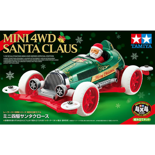 Tamiya 迷你四驅車 四驅車聖誕老人賽車Santa Claus (VS底盤) 組裝模型