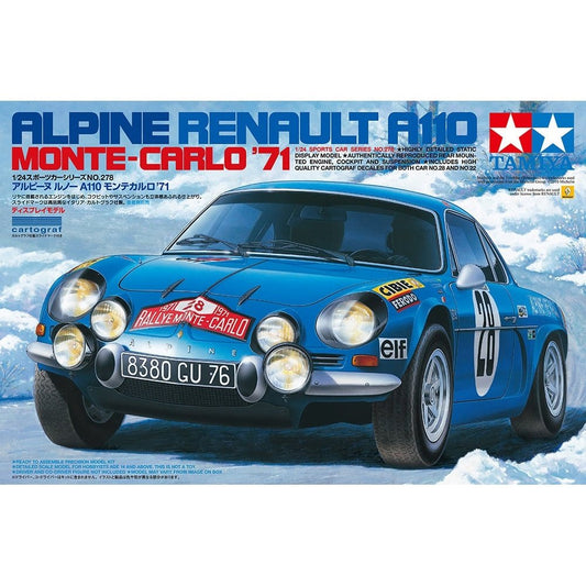 Tamiya 1/35 MM 278 Renault Alpine A110 Monte Carlo`71 Plastic Model Kit