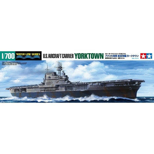 Tamiya 1/700 WL 31712 US Aircraft Carrier Yorktown Plastic Model Kit