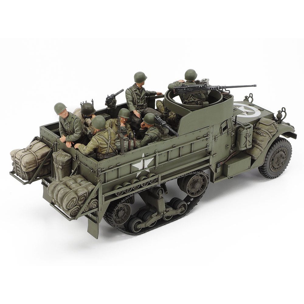 Tamiya 1/35 MM 35070 美國M3A2半履帶裝甲人員運輸車 組裝模型