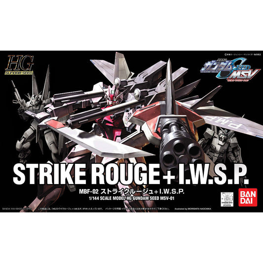 Bandai 1/144 HGGS 01 Strike Rouge MSV MBF-02 + I.W.S.P. Plastic Model Kit